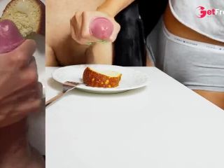 [GetFreeDays.com] Making him Cum on my Cake so i can eat it Porn Leak April 2023-8