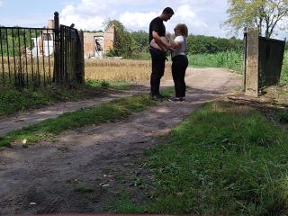 Risky public blowjob near ruined factory-4