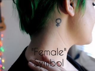 femdom sissy cuckold tattoo | Tattoo Tour 1080 HD – Sage Grey | solo female-0