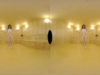 [VR] Jump Rope in the Sauna on webcam femdom sissy slave-7