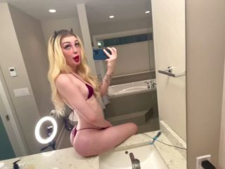 making fun of your tiny dick sph Shemale!-0