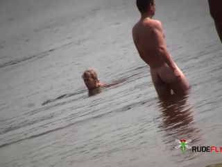 Gorgeous wet youthful naturist plays in the water  2-1