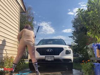 [GetFreeDays.com] Sneaky neighbour watches MILF wash car in skin coloured dress Porn Leak November 2022-1