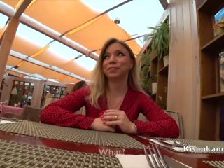 Kisankanna - Young girl got an orgasm in a restaurant [FullHD 1080P] - homemade - amateur porn amateur teen girl video-0