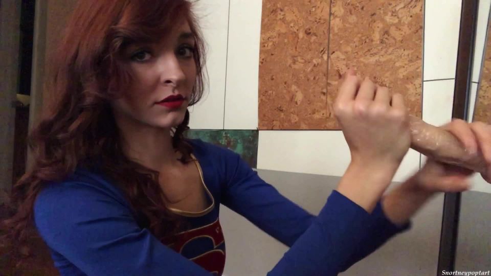 Sexy Supergirl Saves Your Cock – Snortneypoptart | amateur | femdom porn femdom torture