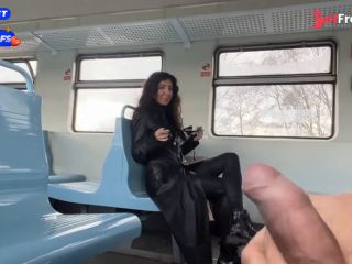 [GetFreeDays.com] Stranger Helped Me Cum On Public Train And Walks Around Carriages With Cum On Face - CUMWALK Porn Video March 2023-2