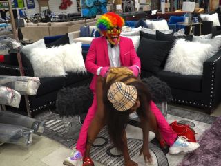 GIbbyTheClown - Furniture Salesman Gets Fucked In Store - Public Blowjob-6