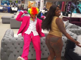 GIbbyTheClown - Furniture Salesman Gets Fucked In Store - Public Blowjob-9