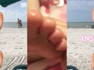 ENSEXY1: Foot Worship - Relax By Beach Foot Fetish For All - (Feet porn)-2