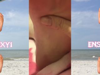 ENSEXY1: Foot Worship - Relax By Beach Foot Fetish For All - (Feet porn)-6