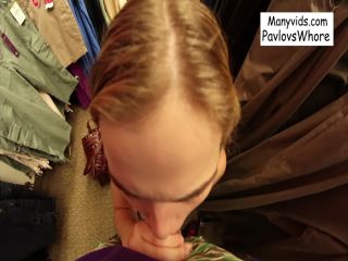 PavlovsWhore - Public Oral and Cumwalk at the Mall WebCam-7