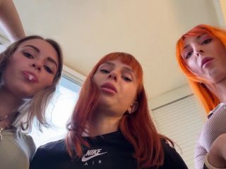 free adult video 37 Petite Princess Femdom – Group Pov Spitting And Pov Human Ashtray Femdom From Three Mistresses – Kira, Agma And Juice | socks | feet porn long hair fetish porn-0