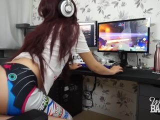 PornHub presents MissBanana in 12 D.Va having a quickie while gaming 1080p-5