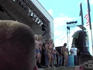 Never before seen abate of iowa biker rally strip contest july 4 2003-1