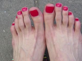 Pedicures – Graces long toes - Long legs-7