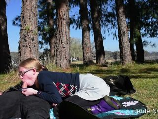 free adult video 44 Truth Or Dare: Public Park BJ & Fuck – Petite Nymphet, pubic hair fetish on blowjob porn -1