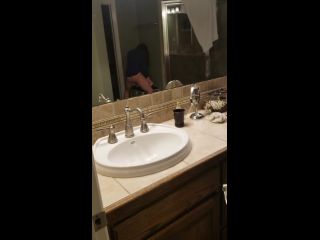 caught girlfriend masturbating in the bathroom-3