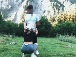 porn clip 27 amateurs behind Good view couple - Big ass student fucked in the forest in standing doggystyle , pornhub on femdom porn-1