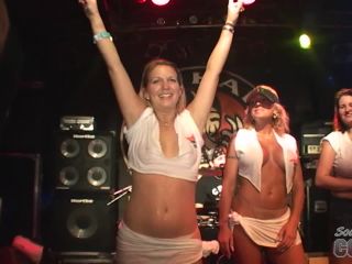 Wet T-Shirt Contest at Dirty Harry's Key West Florida with Lots of Pus ...-2