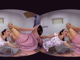 femdom titjob Francys Belle, Katrin Tequila in Czech VR Fetish 082 – Double Face Sitting, katrin tequila on virtual reality-1