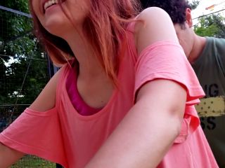 Deepthroat And Rough Sex In The Park With My Schoolmate 1080p-5