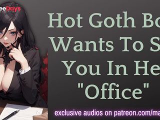 [GetFreeDays.com] Goth Boss Wants To See You In Her Office  ASMR Erotic Roleplay Porn Clip March 2023-4