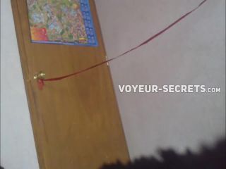 Spying on sister making naked selfies Voyeur-4