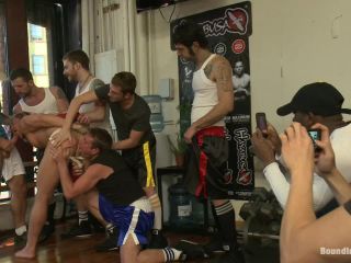 free porn video 10 Loudmouth muscle-head gets taken down and gang fucked at a boxing gym | facial | public chaturbate fetish-3