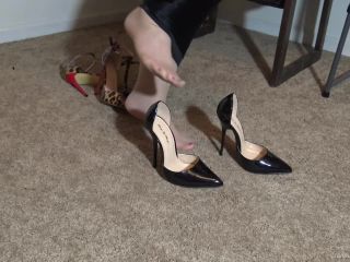 Hobbled in Extreme Heels-2