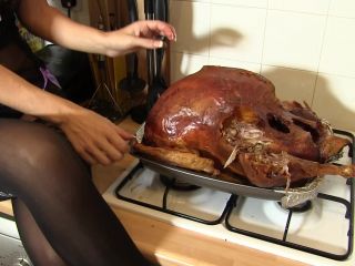 online clip 46 one piece swimsuit fetish femdom porn | Cooking Carl The 24Pound Turkey | feeder/feedee-8