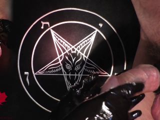 Handjob In Latex Gloves  A Tribute To Baphomet-0