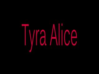 Online shemale video Tyra Alice is so hot, she needs to cool down.-0