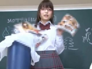 Awesome Tons Of Cum Is What Megumi Shino And Her Glasses Receive Video Online-0