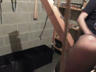 Minuit bound and pussy tortured in the dungeon-0