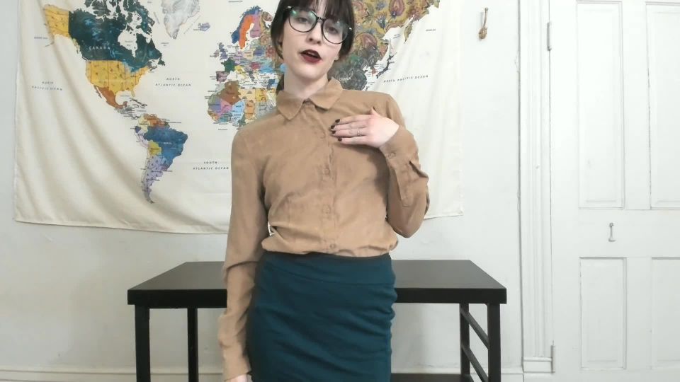 Online femdom video Eliza Beets - Taboo Teacher JOI