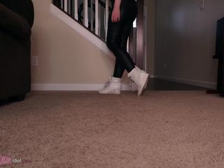 online clip 16 mud fetish Princess Ellie Idol - Wedge Sneaker Carpet Scraping, m on femdom porn-3