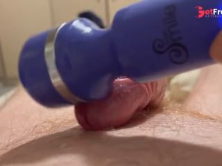 [GetFreeDays.com] massaging my small cock with a wand and jerking off Porn Clip July 2023-2