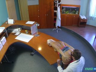 Perfect Sexy Blonde Gets Probed By Doctor On Reception Desk - April 07, 2014-4
