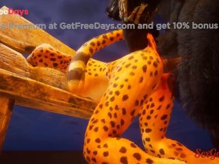 [GetFreeDays.com] Furry girls have an orgy with big cocks in furry sex from Wild Life Sex Clip May 2023-8
