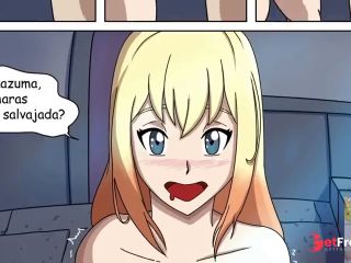 [GetFreeDays.com] Megumi invita a la rubia tetona Darkness a follar con kazuma - konosuba Adult Film May 2023-3