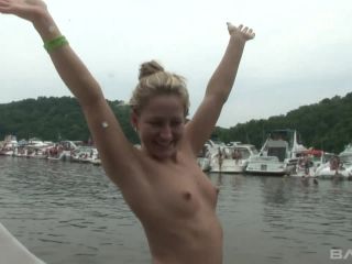 Stacey Starts To Strip In Front Of Everyone On The Boat Teen!-5