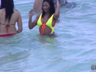 Randoms Topless On South Beach  Today-3