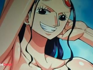 [GetFreeDays.com] Nico Robin from One piece anime hentai Big boobs JIZZ TRIBUTE Adult Video July 2023-3