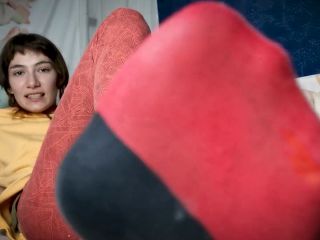 NINA MAKES YOU SNIFF HER SMELLY DIRTY SOCKS-2