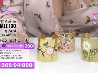 Teleshopping with huge nip slip in  Italy-6