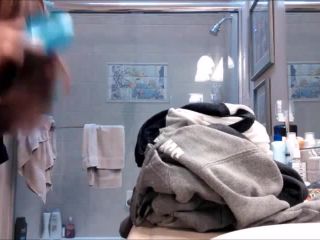 Nice brunete teen with hairy pussy taking a shower. hidden cam - amateur porn - amateur porn clothing fetish-3