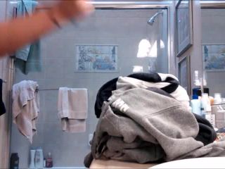 Nice brunete teen with hairy pussy taking a shower. hidden cam - amateur porn - amateur porn clothing fetish-4