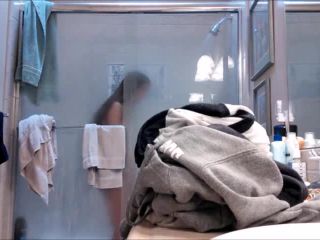 Nice brunete teen with hairy pussy taking a shower. hidden cam - amateur porn - amateur porn clothing fetish-7