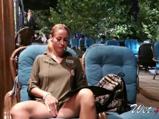 My Friend Film Me While I Masturbate In Public Restaurant Terrace WetKelly 1080p-1