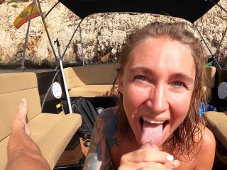 Naughty Couple Have Fun On Boat Licking Each Other. Yuli Swallows Cum 1080p-9